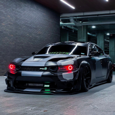 Lighting Trendz 2015-2024 Dodge Charger Projector Halo LED Kit - Custom